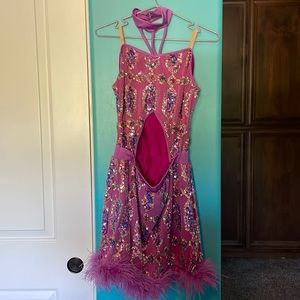 Purple dance costume- in excellent condition